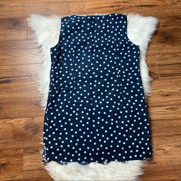 Sweet Miss Woman’s Blue/White Polka Dot with Eyelet Trim Plus Size 3XL - Picture 7 of 9